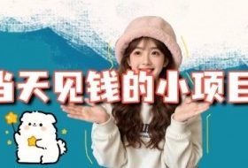 当天能收益的3个小项目拆解_包括平台+操作流程