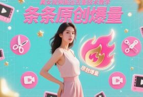 美女视频搬运去重技术教学，条条原创爆量