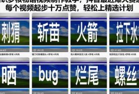 知识梦核物语视频制作教学，抖音最近爆火赛道，每个视频起步十万点赞，轻松上精选计划