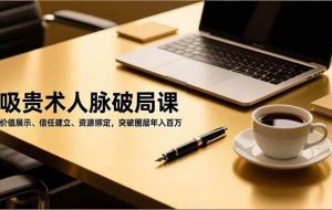 （16682期）吸贵术人脉破局课，价值展示、信任建立、资源绑定，突破圈层年入百万