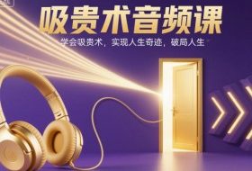 吸贵术音频课,学会吸贵术,实现人生奇迹,破局人生