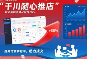 千川随心推起店底层逻辑及投放技巧，提高付费转化率，助力成交