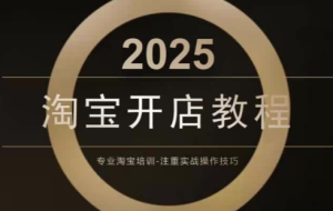 老邓电商·淘宝开店运营教程直通车(更新11月)