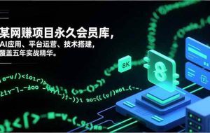 （16790期）网赚项目永久会员库，AI应用、平台运营、技术搭建，覆盖五年实战精华
