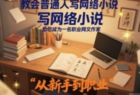 教会普通人写网络小说,助您成为一名职业网文作家