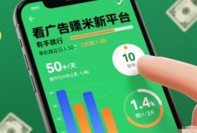 看广告賺米新平台,有手就行,单机稳定日入50+,操作10分钟上手,3天搞了1.4k【揭秘】