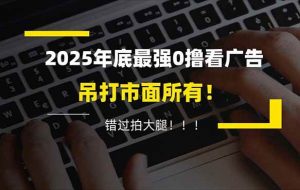 (16848期)懒人福利!每天 20 分钟刷广告,动动手指轻松赚 100+,碎片时间就能做!