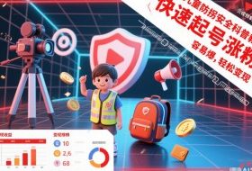 儿童防拐安全科普知识视频制作教学，快速起号涨粉，容易爆，轻松变现
