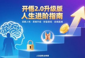 开悟2.0升级版人生进阶指南，洞察人性-思维升级-财富密码-自我圆满
