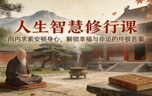 人生智慧修行课：向内求索安顿身心，解锁幸福与命运的终极答案