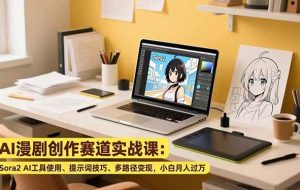 （16936期）AI漫剧创作赛道实战课：Sora2 AI工具使用、提示词技巧、多路径变现，小白月入过万