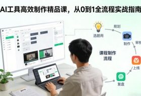 AI工具高效制作精品课，从0到1全流程实战指南
