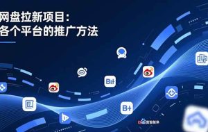 （16971期）网盘拉新项目：各个平台的推广方法，公众号、截留玩法，微博，B站，百度智能体