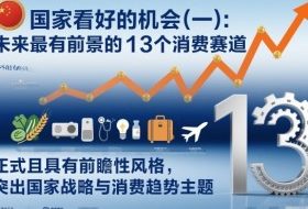 付费文章：国家看好的机会(一):未来最有前景的13个消费赛道