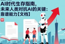 AI时代生存指南,未来人类对抗AI的关键:靠谱能力【文档】