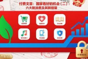 付费文章：国家看好的机会(二)：六大新消费及其新增量