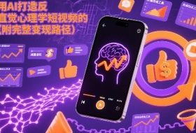 用AI打造“反直觉”心理学短视频的流量密码（附完整变现路径）