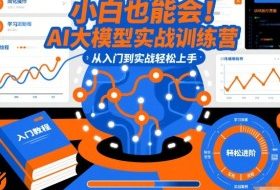 小白也能会！AI大模型实战训练营，从入门到实战轻松上手