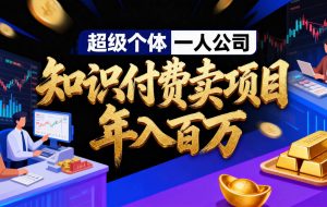 （17093期）2026年“超级个体一人公司”私域卖项目年入百万，个人IP-精准引流-项目包装-转化成交