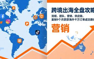 （17099期）跨境出海全盘攻略：流程，团队，营销，供应链，复制9个月斩获海外千万订单成功路径