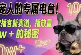 养宠人的专属电台！萌宠播客新赛道，播放量10w+的秘密