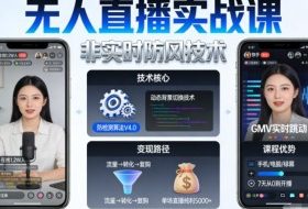 宝子哥无人直播实战课，非实时防风技术，聚焦抖音快手等平台直播带货，轻松开启直播变现之路（更新2026）