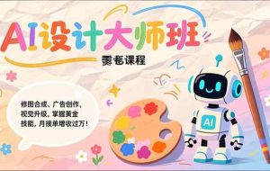 （17141期）Nano Banana-AI设计大师班，修图合成、广告创作、视觉升级，掌握黄金生产技能，月接单增收过万