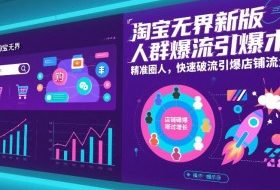 淘宝无界新版人群爆流引爆术，精准圈人，快速破流引爆店铺流量