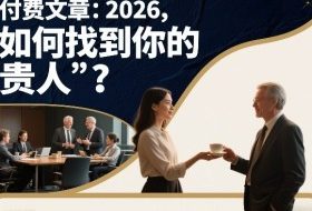 付费文章：2026，如何找到你的“贵人”？