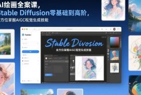 AI绘画全案课，Stable Diffusion零基础到高阶，全方位掌握AIGC视觉生成技能