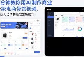 5分钟教你用AI制作商业级电商带货视频，电商人必学的高效带货技巧