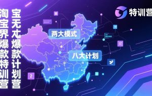 （17226期）淘宝无界爆款训练营：2026年1月杭州线下高端集训课，3天构建两大模式八大计划体系