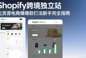 Shopify跨境独立站无货源电商爆款打法新手完全指南