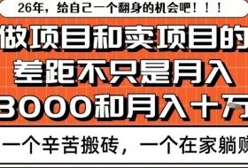 为什么卖项目能轻松月入10个W，而做项目却真正賺不到什么钱？原因竟然是这个！【揭秘】