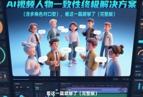 AI视频人物一致性终极解决方案（含多角色对口型），看这一篇就够了（完整版）
