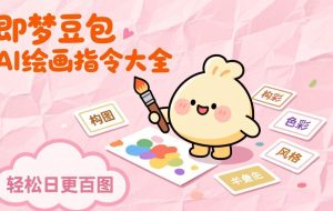（17261期）即梦豆包AI绘画指令大全：海量关键词库一键复制，出图效率提升10倍，轻松日更百图