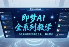 即梦AI全系列教学，从0基础新手到高阶大神，一套全学会