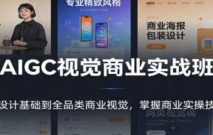 AIGC视觉商业实战班：从设计基础到全品类商业视觉，掌握商业实操技能