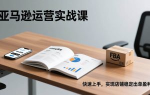 （17287期）亚马逊运营实战课，Listing优化、Vine秒杀、FBA发货，快速上手，实现店铺稳定出单盈利