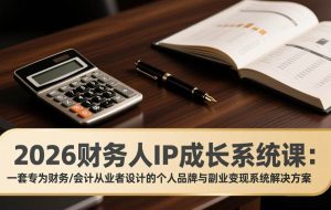 （17339期）2026财务人IP成长系统课：一套专为财务/会计从业者设计的个人品牌与副业变现系统解决方案