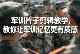 军训片子剪辑教学，教你让军训记忆更有质感