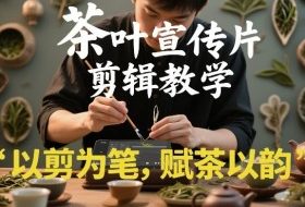 茶叶宣传片剪辑教学，以剪为笔，赋茶以韵，新手也能拍出高级感
