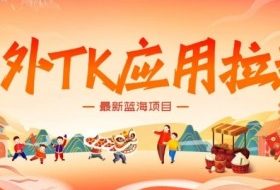 海外TK应用拉新，最新蓝海项目，早做早吃肉，月入5K美刀