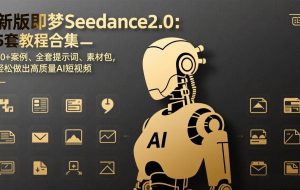 （17398期）新版即梦Seedance2.0：5套教程合集，40+案例、全套提示词、素材包，轻松做出高质量AI短视频