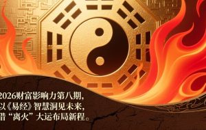 (17418期)2026财富影响力第八期,以《易经》智慧洞见未来,借“离火”大运布局新程