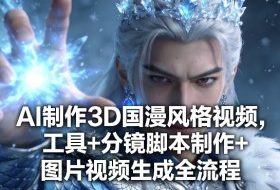 AI制作3D国漫风格视频，工具+分镜脚本制作+图片视频生成全流程