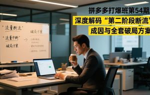 （17163期）拼多多打爆班第54期：深度解码“第二阶段断流”成因与全套破局方案