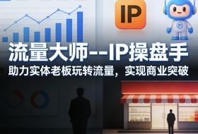 流量大师—IP操盘手，助力实体老板玩转流量，实现商业突破