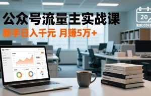 （17645期）公众号流量主实战课-更新26年3月，爆文写作、流量池运营、多平台分发，新手日入千元月赚5w+