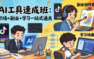 （17650期）AI工具速成班：职场+副业+学习一站式通关，20+爆款类型+剪映技巧+抖音算法，0基础快速上手